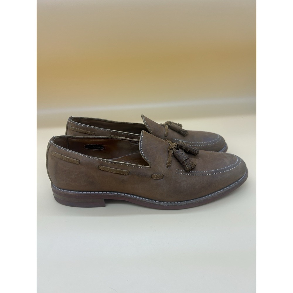 Allen Edmonds‎ Lake Shore Dr Tassel Loafers 10.5 B Snuff Tan Oiled Nubuck Danite